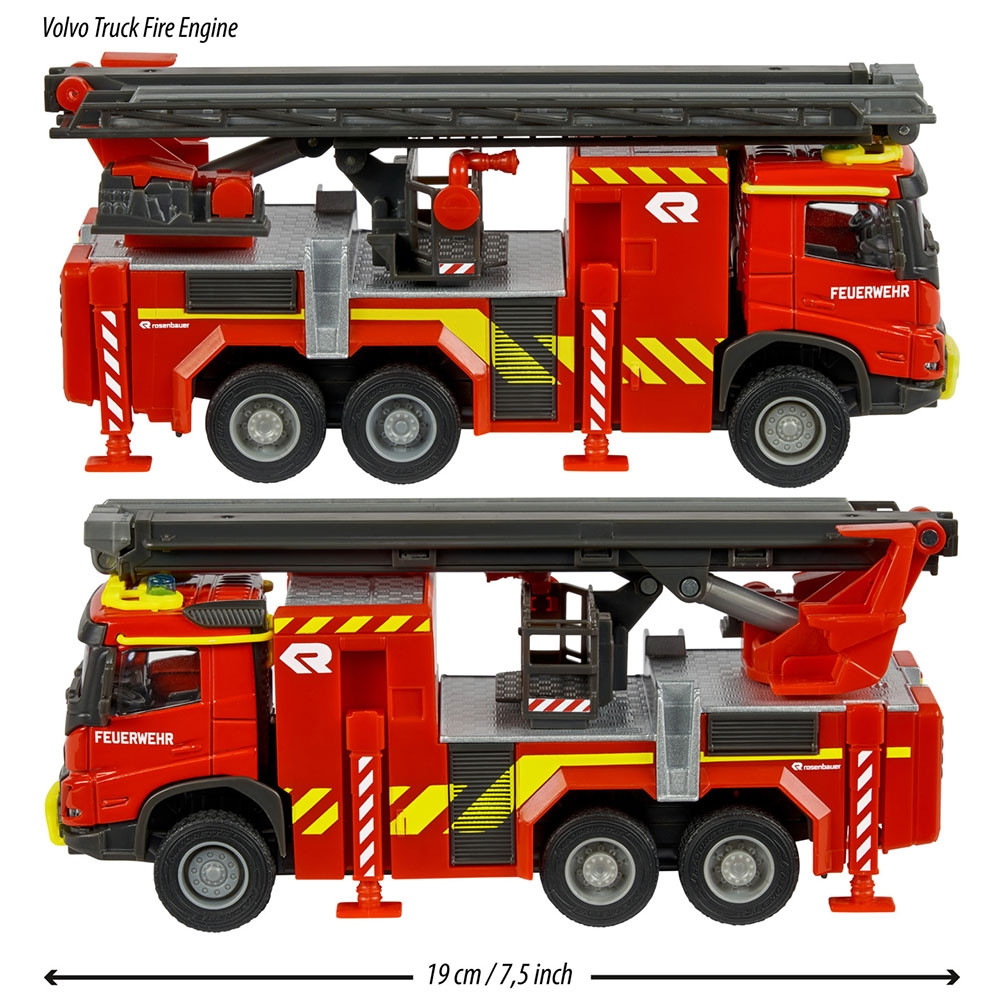 Masina de pompieri Majorette Volvo Fire Engine - 2 | YEO