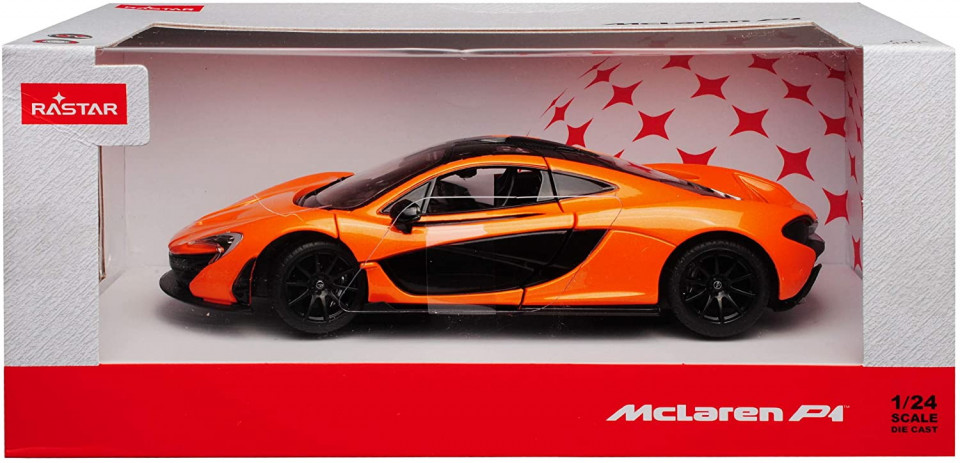 Masinuta Metalica Mclaren P1 Portocaliu Scara 1 La 24 - 1 | YEO