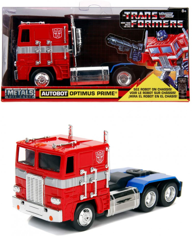 Masinuta Metalica Transformers G1 Optimus Prime Scara 1 La 32 - 1 | YEO