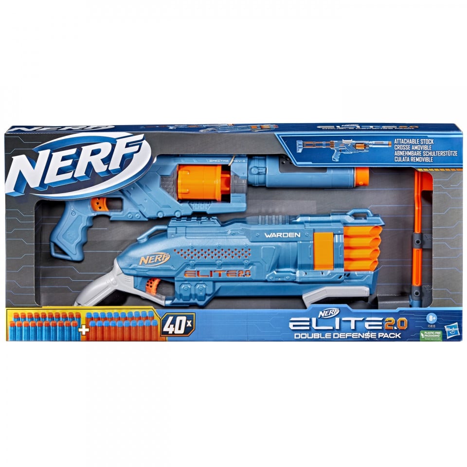 Nerf Blaster Set Duble Defense Elite 2.0 - 1 | YEO