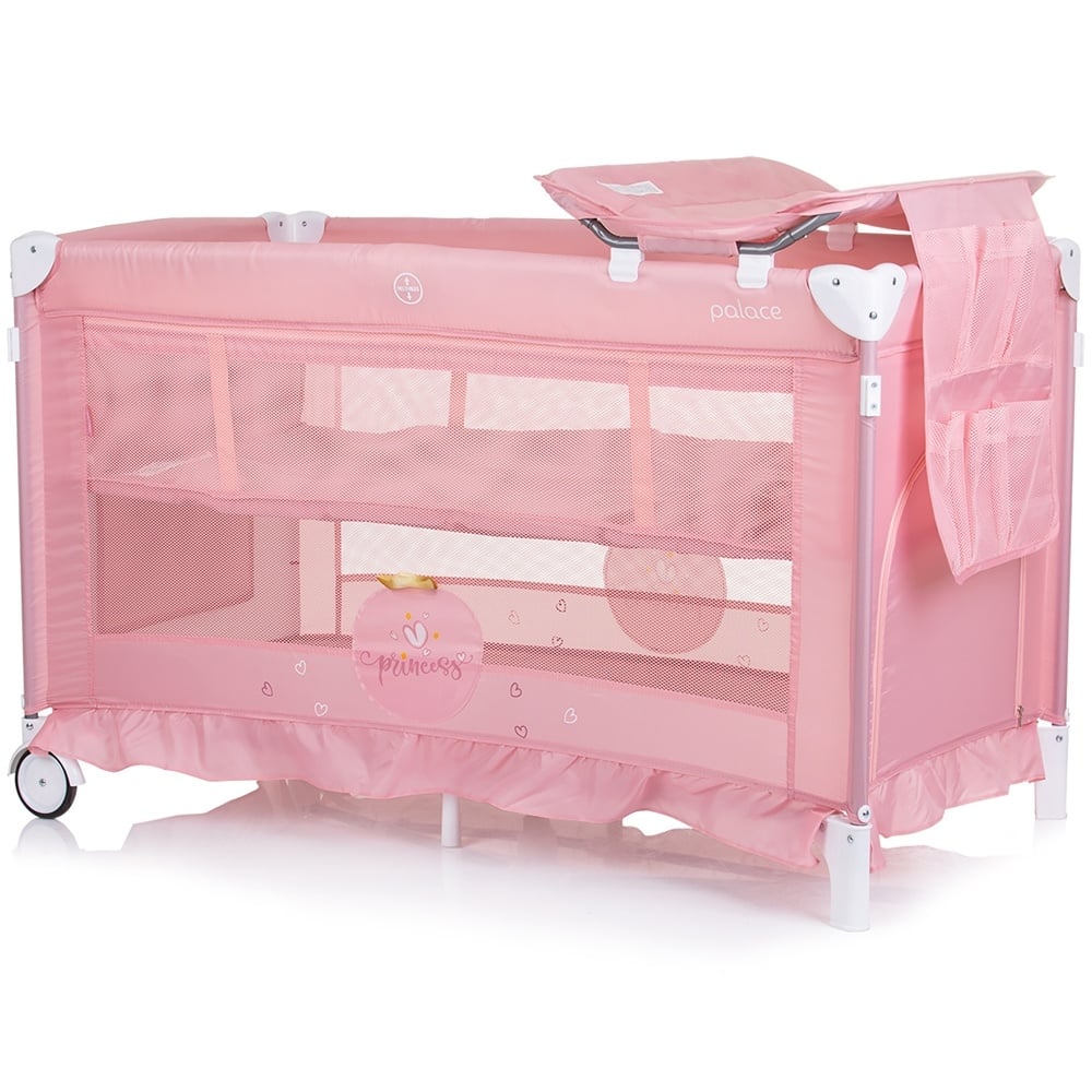 Patut pliabil Chipolino Palace Princess pink - 2 | YEO