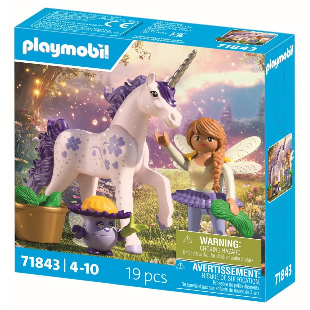 Playmobil - Jucarie de rol Figurina de colectie unicornul Lucky Lavender si zana - 2 | YEO