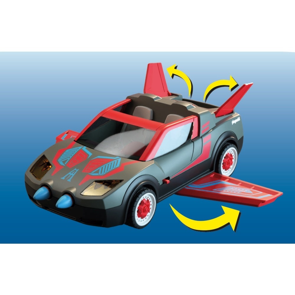 Playmobil - Jucarie de rol Lupta eroului cu vehicul - 3 | YEO