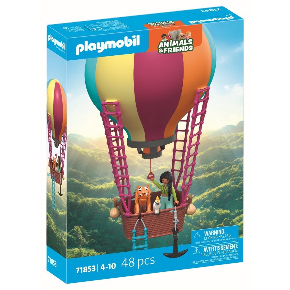 Playmobil - Jucarie de rol Plimbarea animalelor cu balonul - 2 | YEO