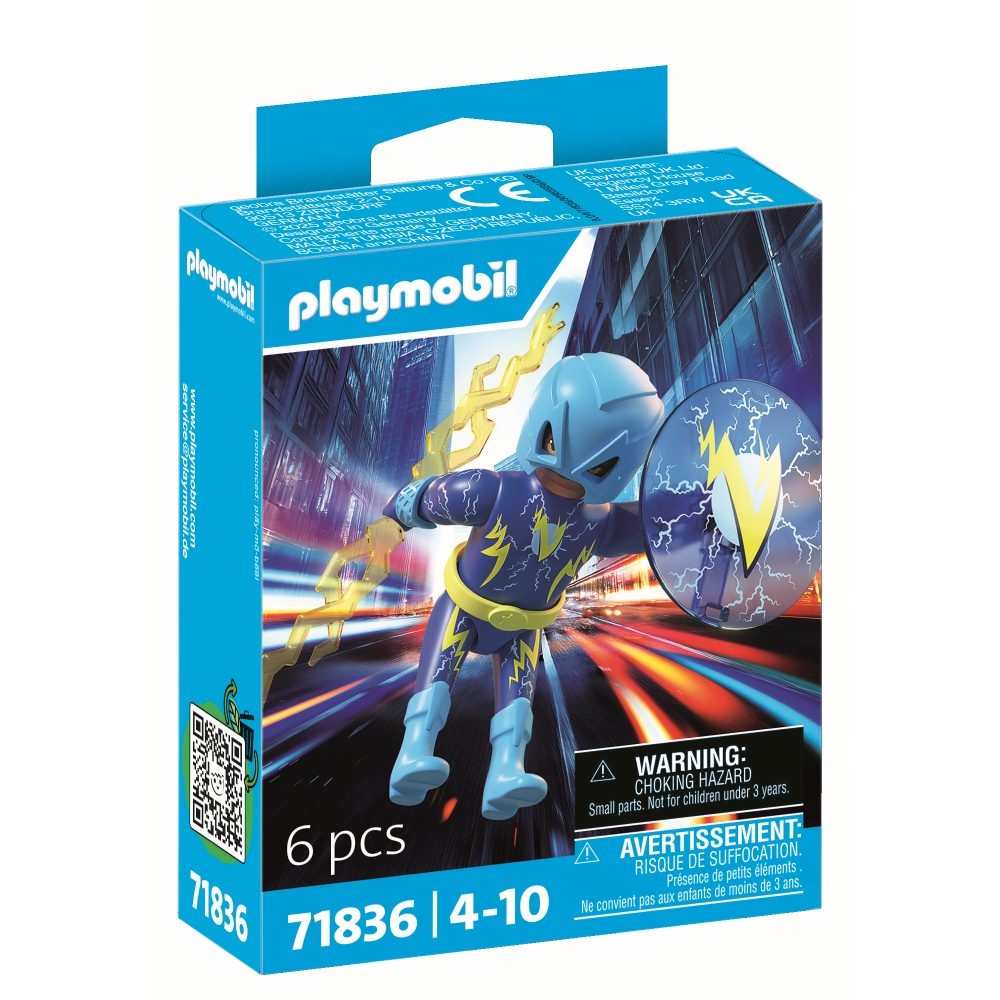 Playmobil - Jucarie de rol Supereroul fulger - 1 | YEO