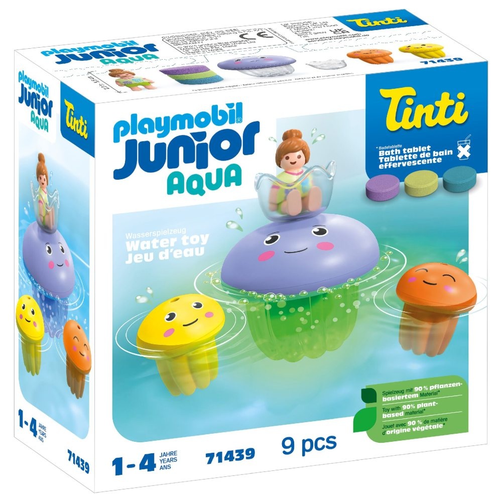 Playmobil Junior Aqua si Tinti - Familie de meduze colorate