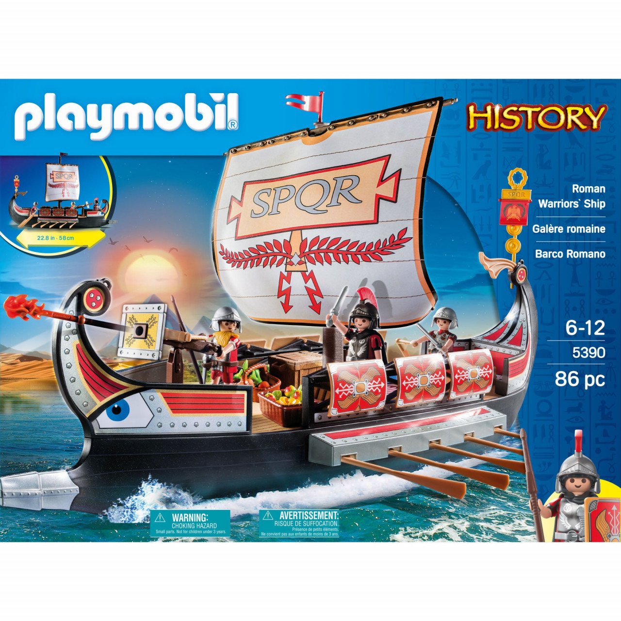 Playmobil - Nava Razboinicilor Romani - 3 | YEO