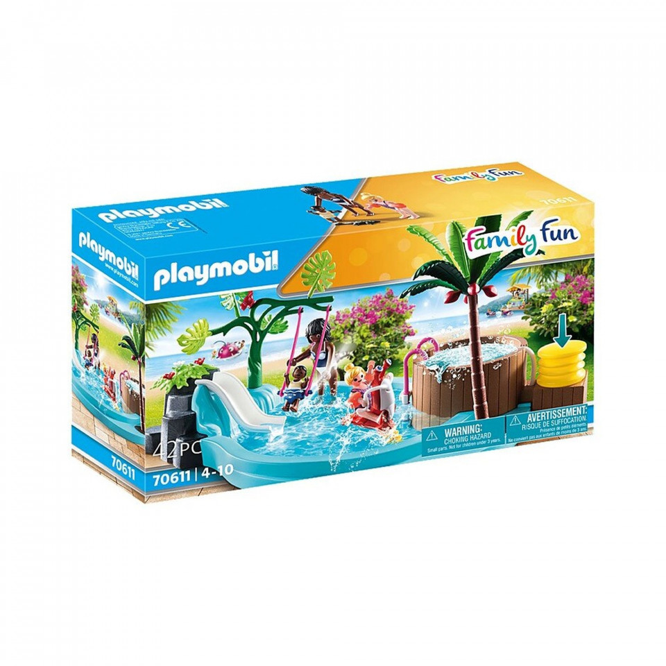 Playmobil - Piscina De Copii Cu Tobogan - 1 | YEO