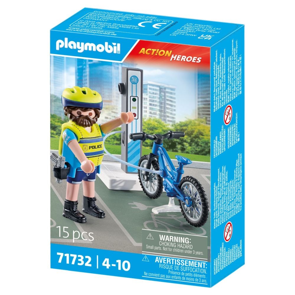 Playmobil - Politist cu bicicleta - 2 | YEO