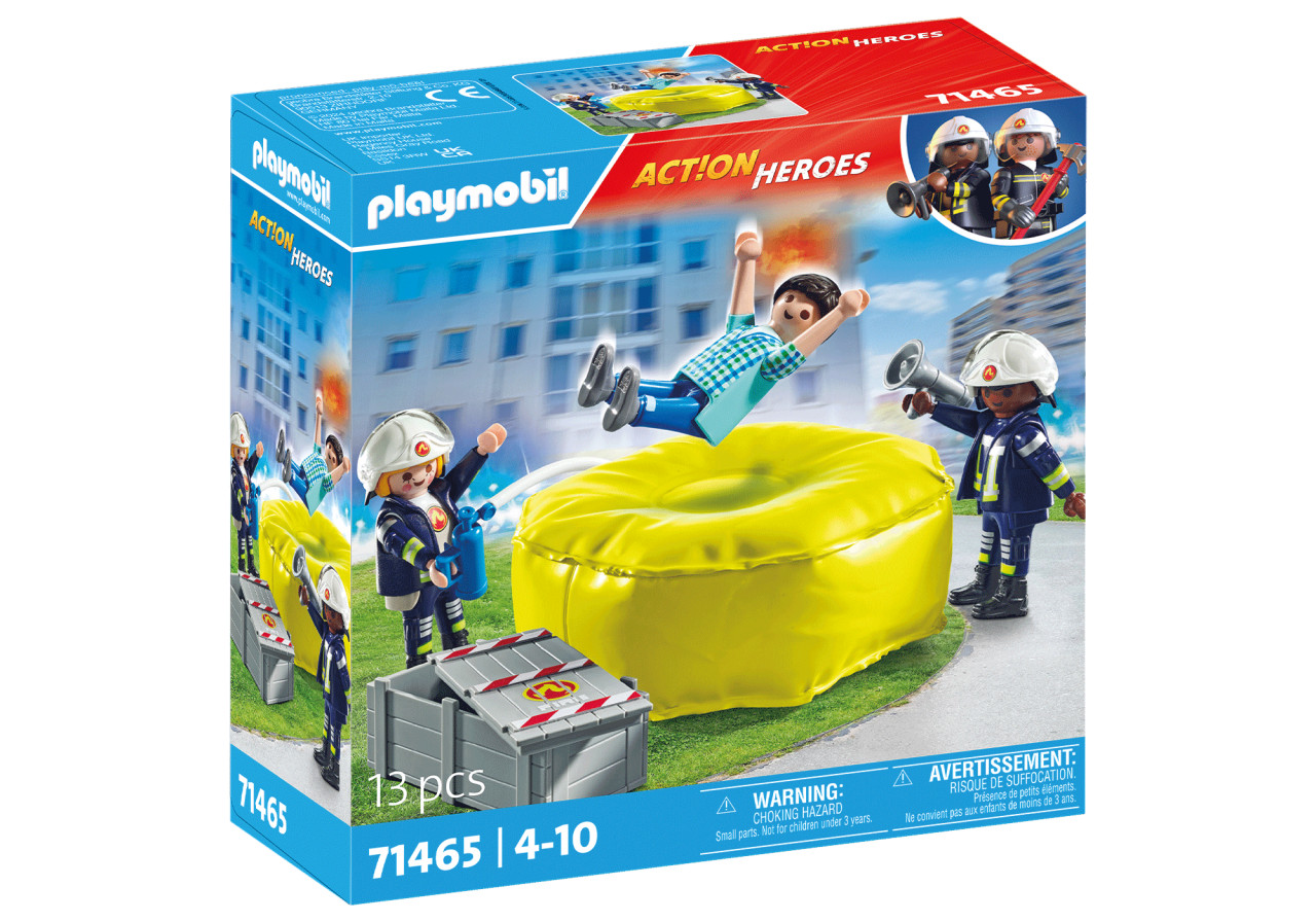 Playmobil-POMPIER CU SALTEA DE AER