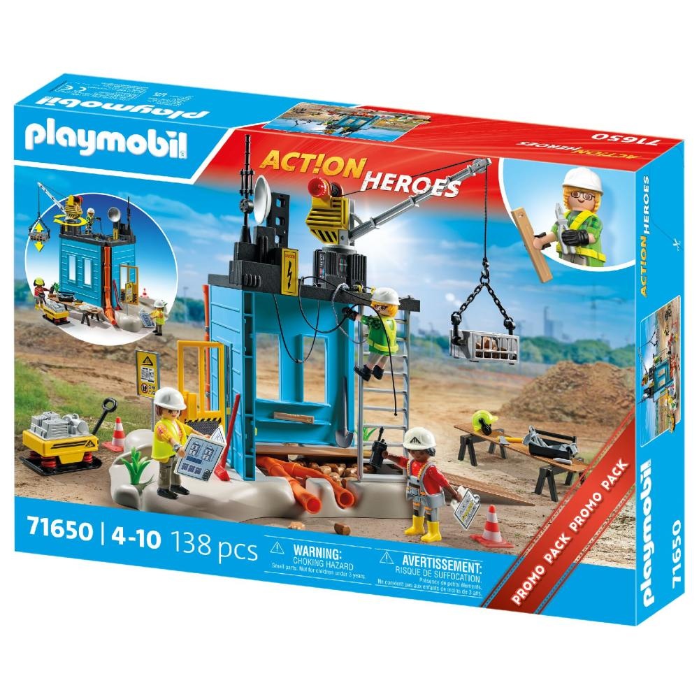 Playmobil - Promo pack santier de constructii - 1 | YEO