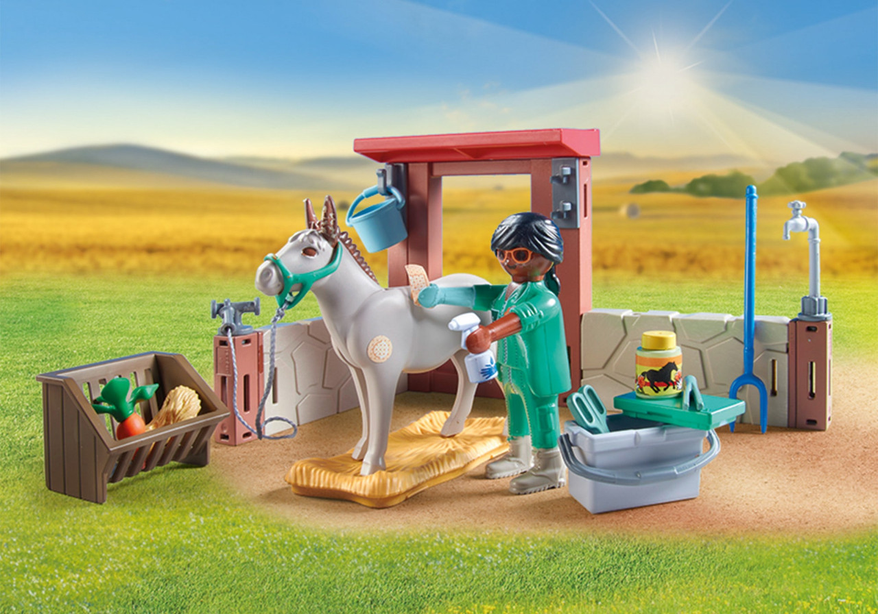 Playmobil-VETERINAR IN CURTEA FERMEI - 3 | YEO