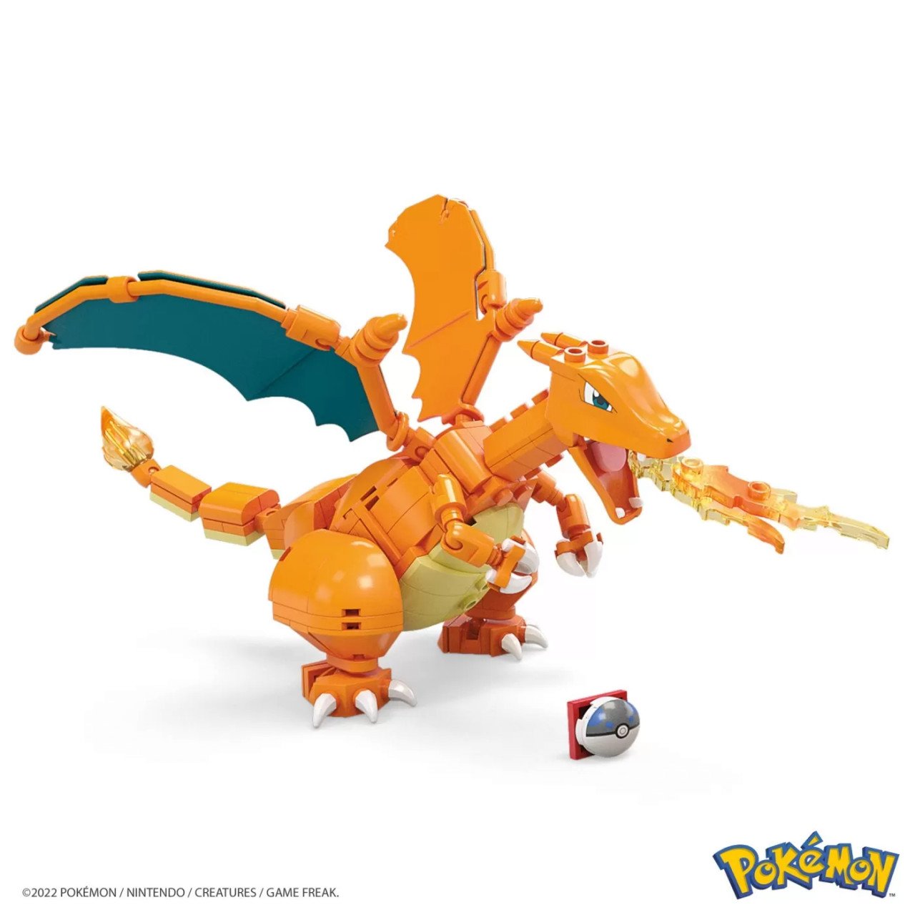 Pokemon Mega Construx Charizard Dracaufeu Glurak - 1 | YEO