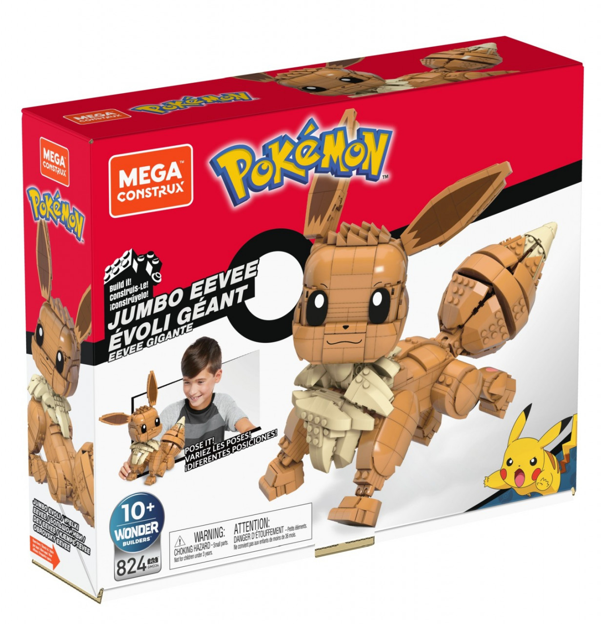 Pokemon Mega Construx Jumbo Eevee - 1 | YEO