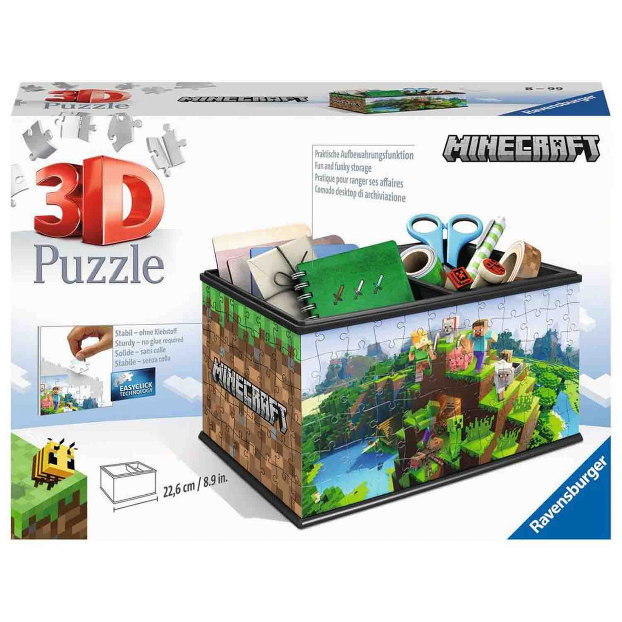 Puzzle 3D Cutie Depozitare Minecraft, 216 Piese - 2 | YEO