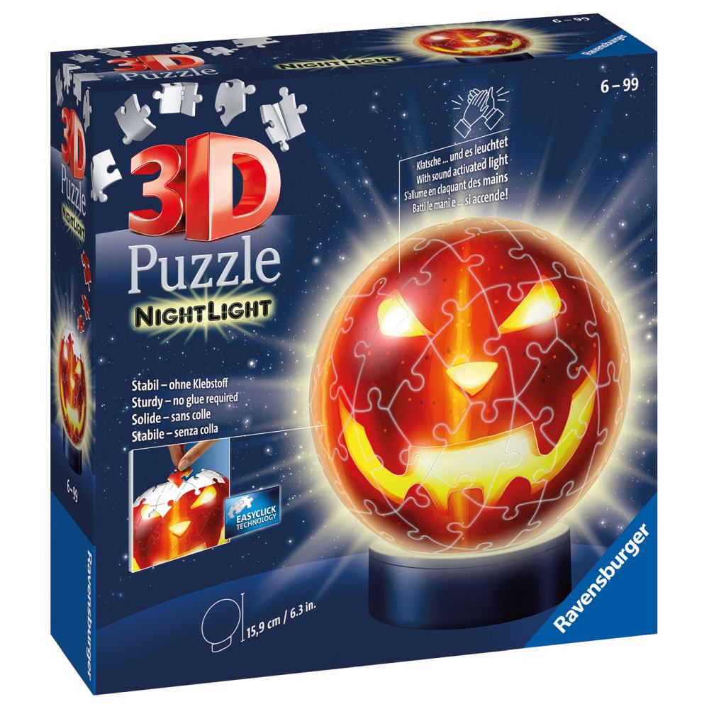 Puzzle 3D luminos Halloween 72 piese - 2 | YEO