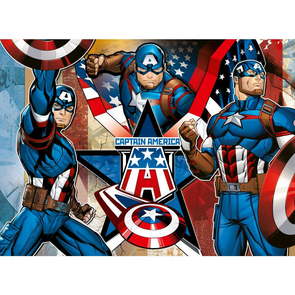 Puzzle capitanul America 100 piese - 1 | YEO