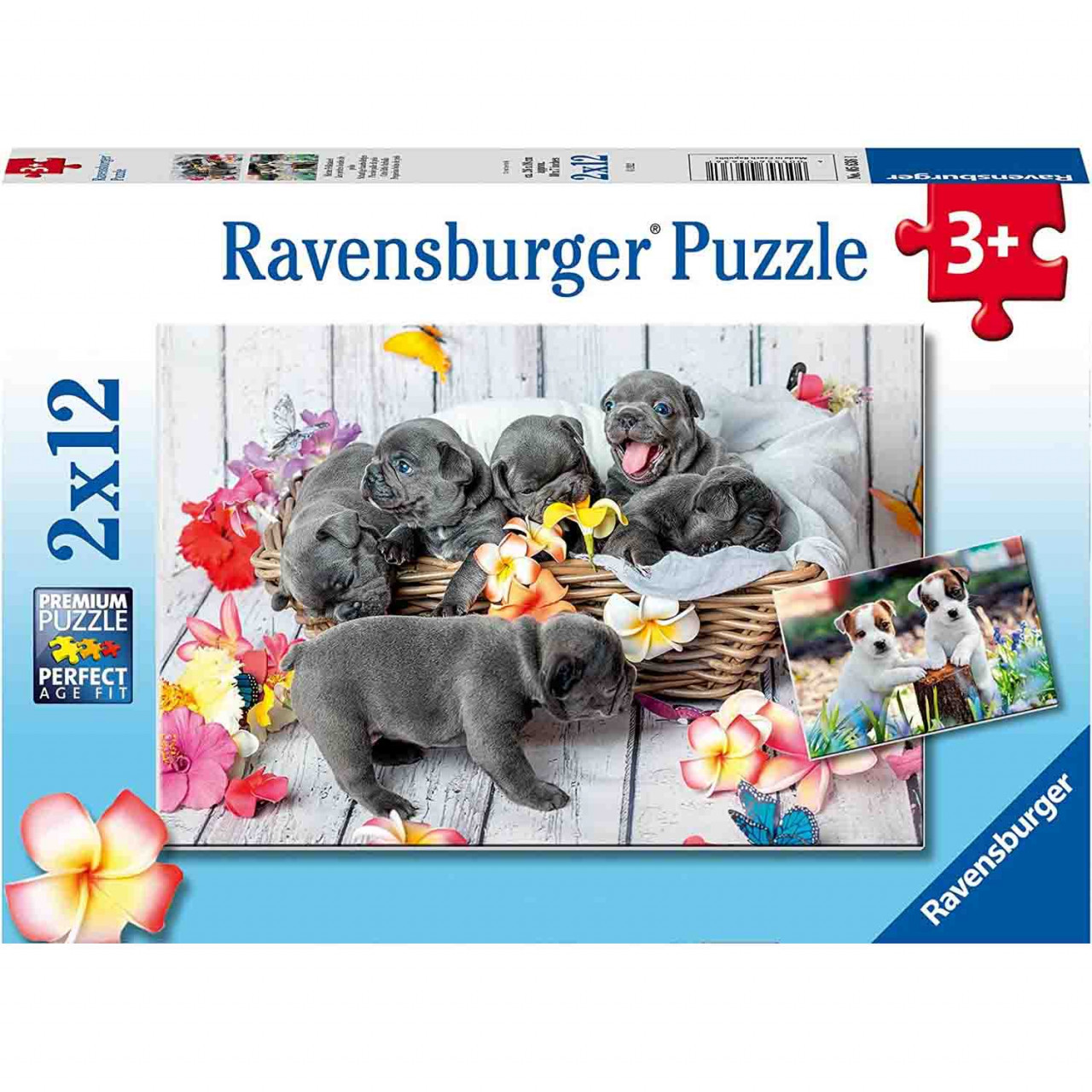 Puzzle Catelusi, 2X12 Piese