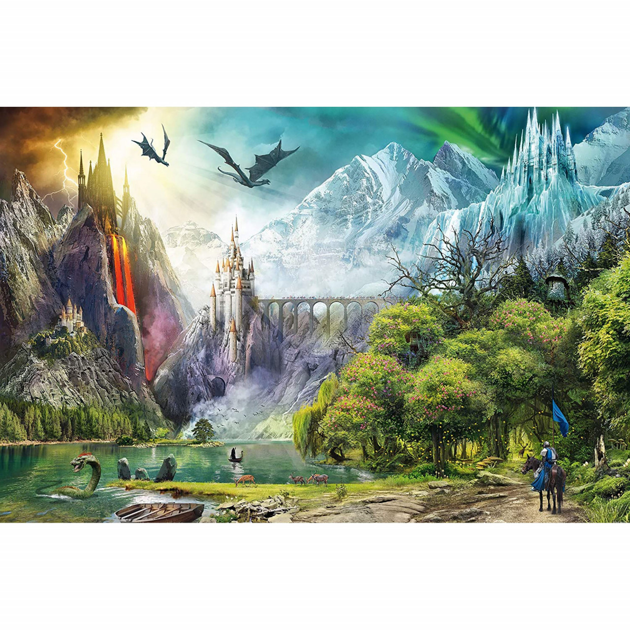 Puzzle Domnia Dragonilor, 3000 Piese - 1 | YEO