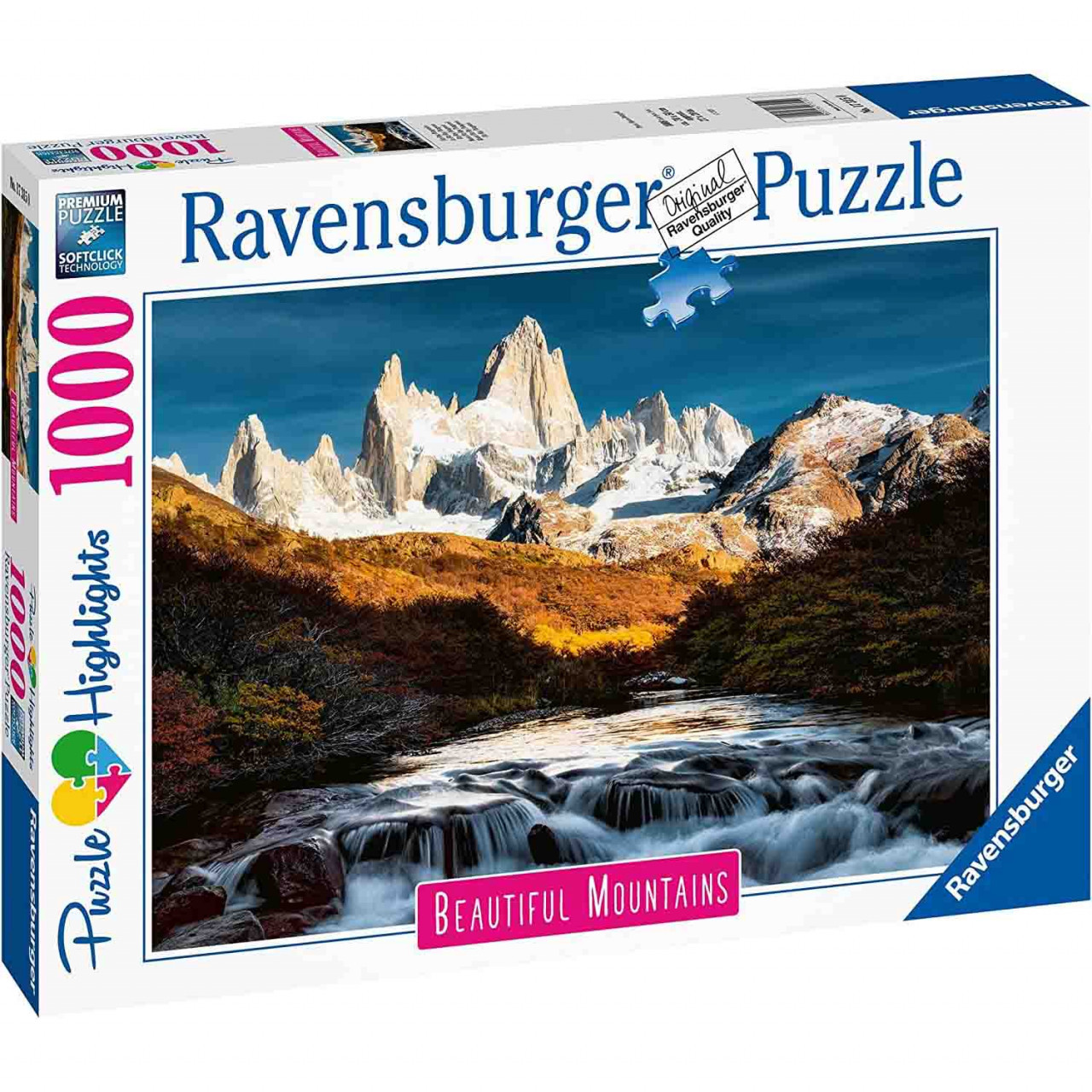 Puzzle Fitz Roy Patagonia, 1000 Piese