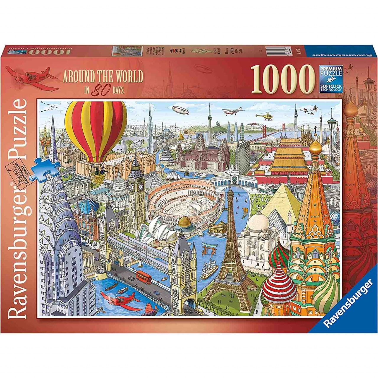 Puzzle Ocolul Pamantului In 80 De Zile, 1000 Piese