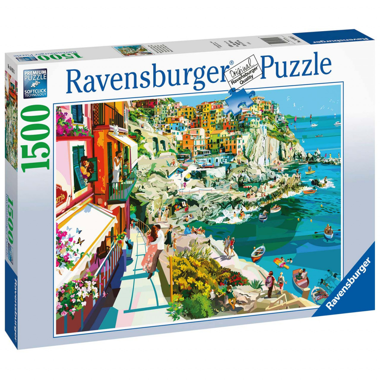 Puzzle Romantism In Cinque Terre, 1500 Piese - 2 | YEO