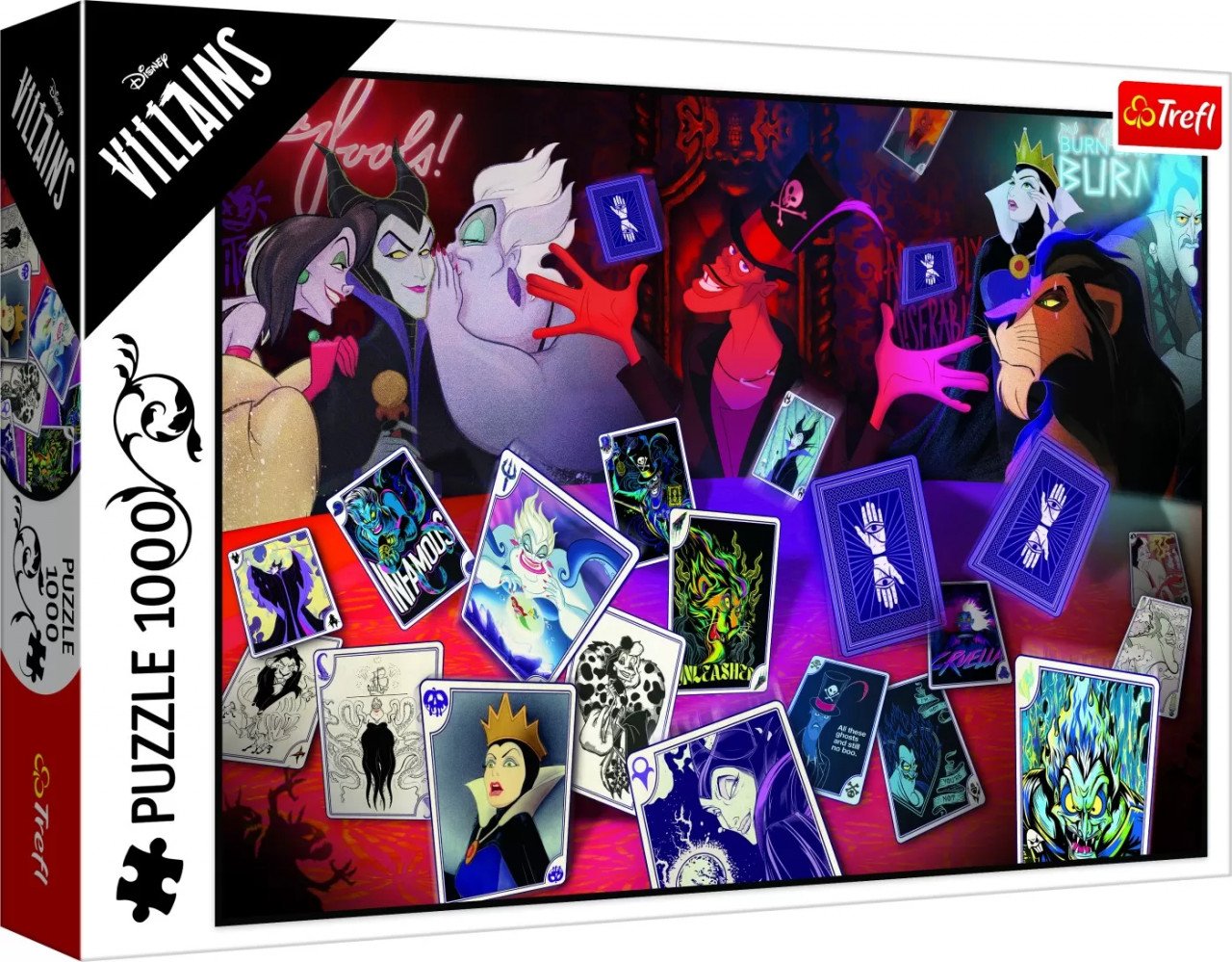 Puzzle Trefl 1000 Disney Villains Doar Cartile Bune