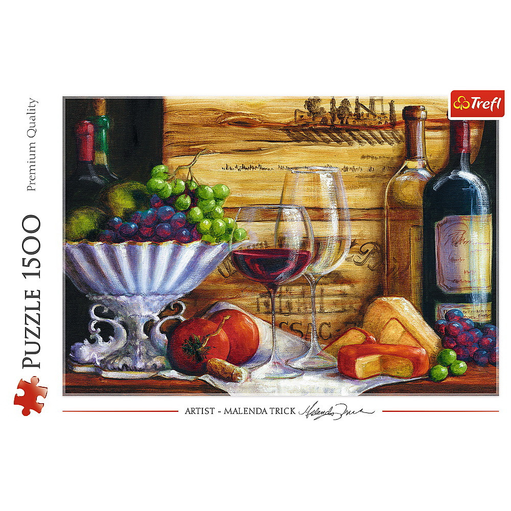 Puzzle Trefl 1500 Malenda Trick Arta Vinului - 2 | YEO