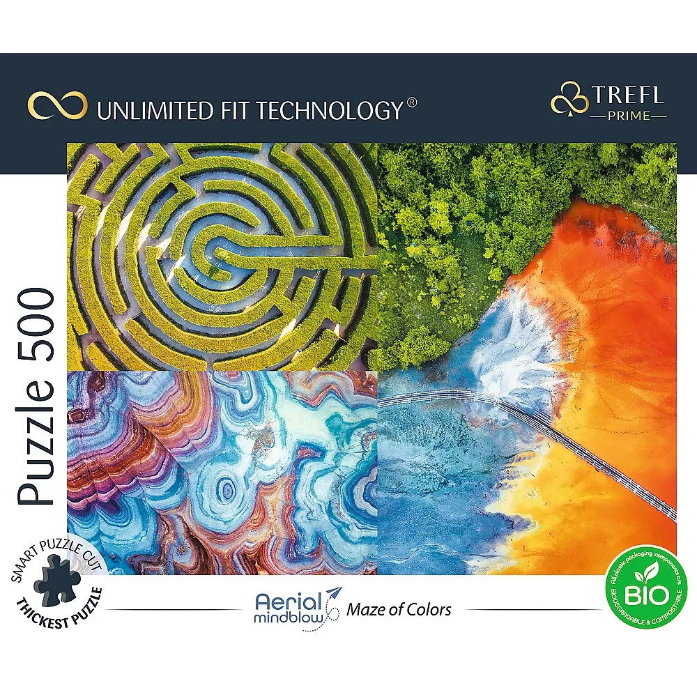 Puzzle Trefl Uft 500 Labirinturi De Culori - 2 | YEO