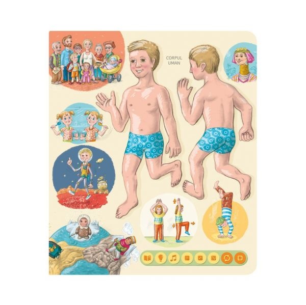 Raspundel Istetel, Carte Corpul uman - 2 | YEO