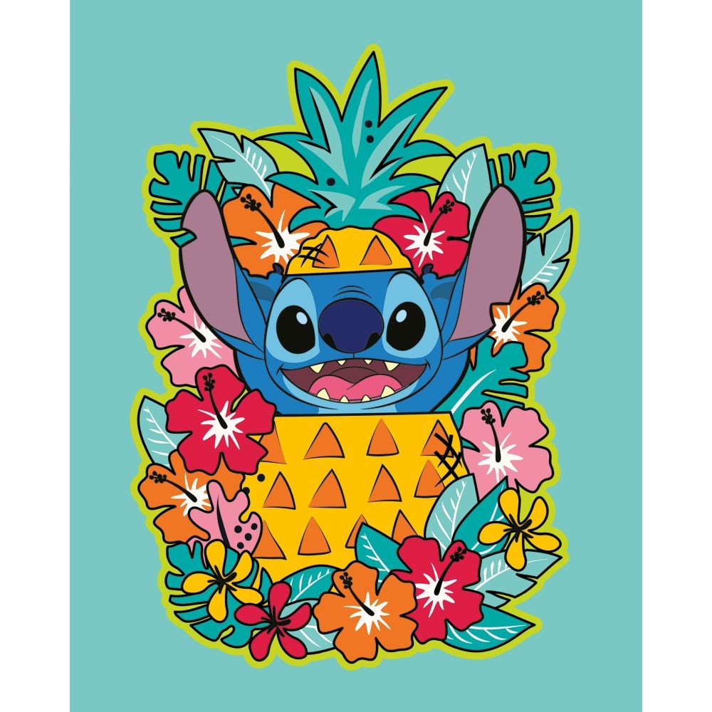 Ravensburger - CreArt pictura pe numere pentru adulti Disney Stitch floral - 2 | YEO