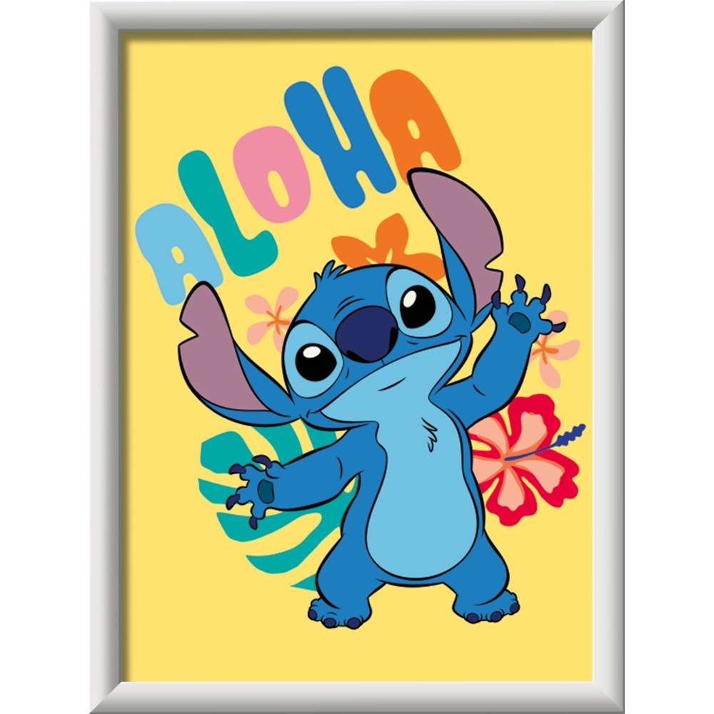 Ravensburger - CreArt pictura pe numere pentru copii Aloha Disney Stitch - 2 | YEO