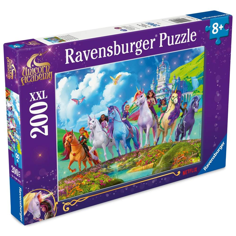 Ravensburger - Puzzle Academia Unicornilor 200 piese XXL - 1 | YEO
