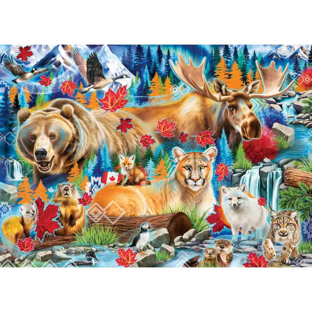 Ravensburger - Puzzle de colectie salbaticia Canadei 1000 piese - 2 | YEO