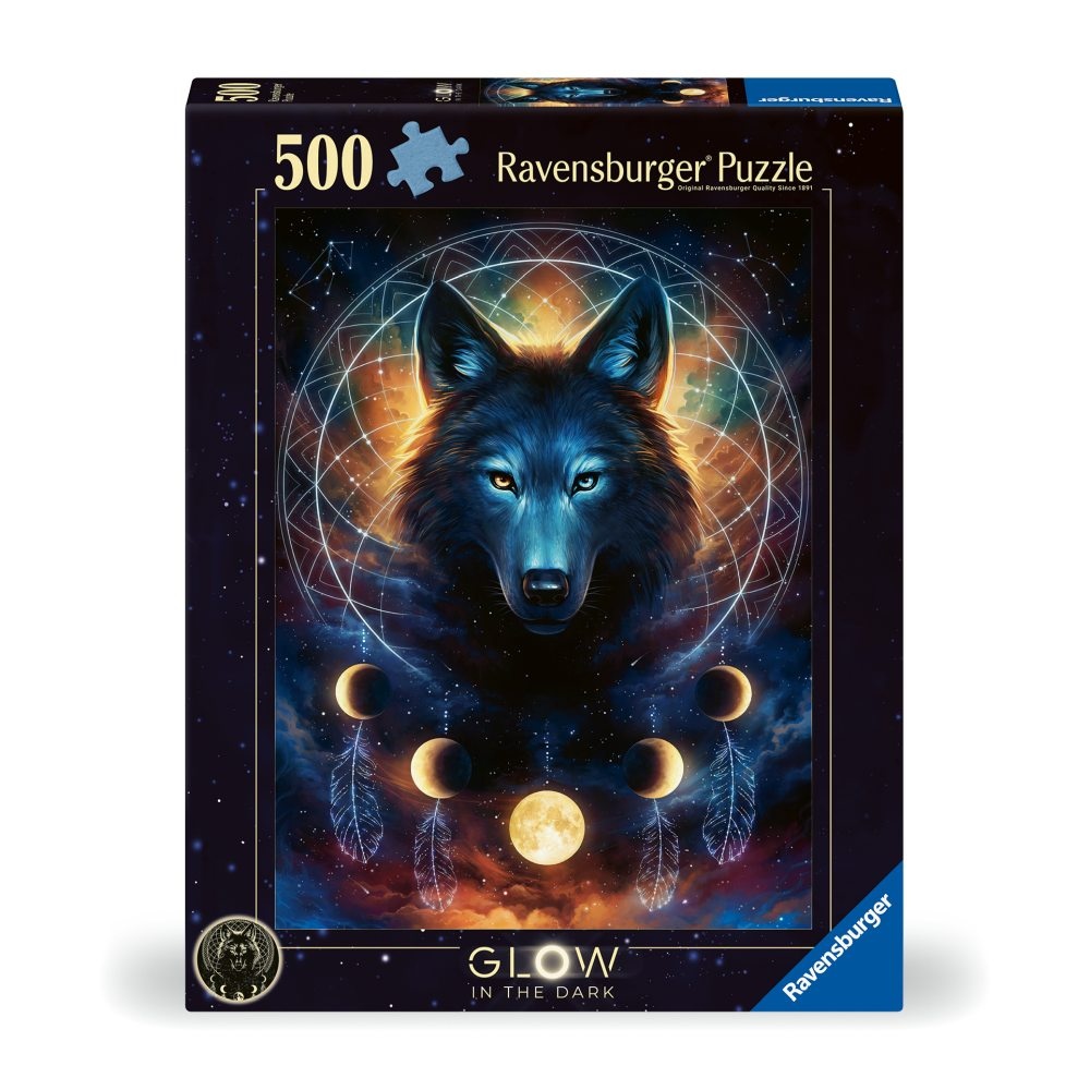 Ravensburger - Puzzle lup 500 piese lumineaza in intuneric design nou