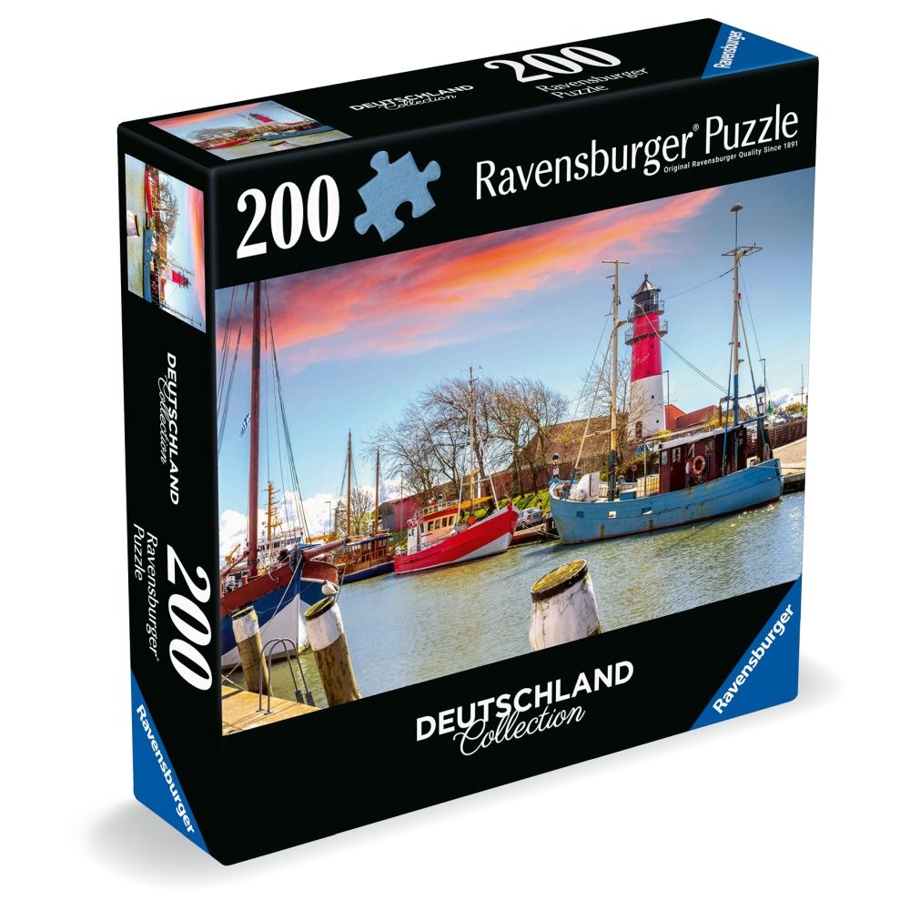 Ravensburger - Puzzle Moment portul din Ahlbeck 200 piese - 1 | YEO