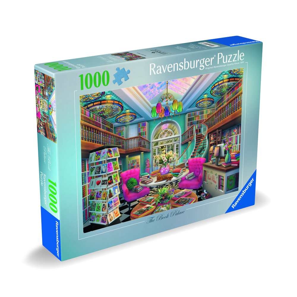 Ravensburger - Puzzle palatul cartilor 1000 piese design nou