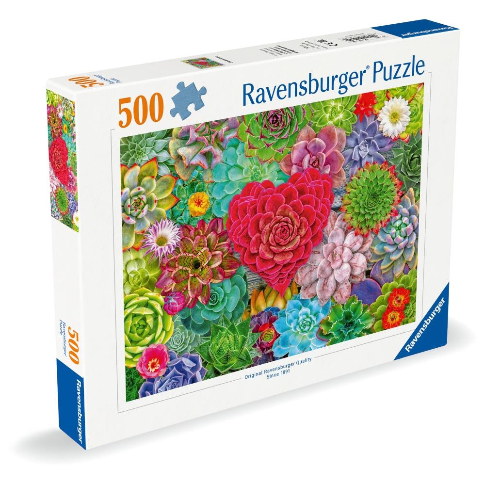 Ravensburger - Puzzle plante suculente 500 piese - 1 | YEO