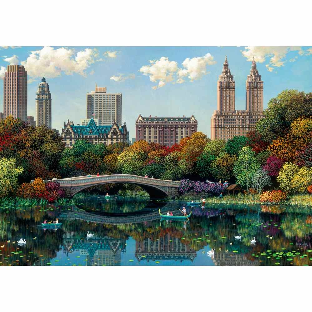 Ravensburger - Puzzle podul Bow Central Park New York 1000 piese - 2 | YEO