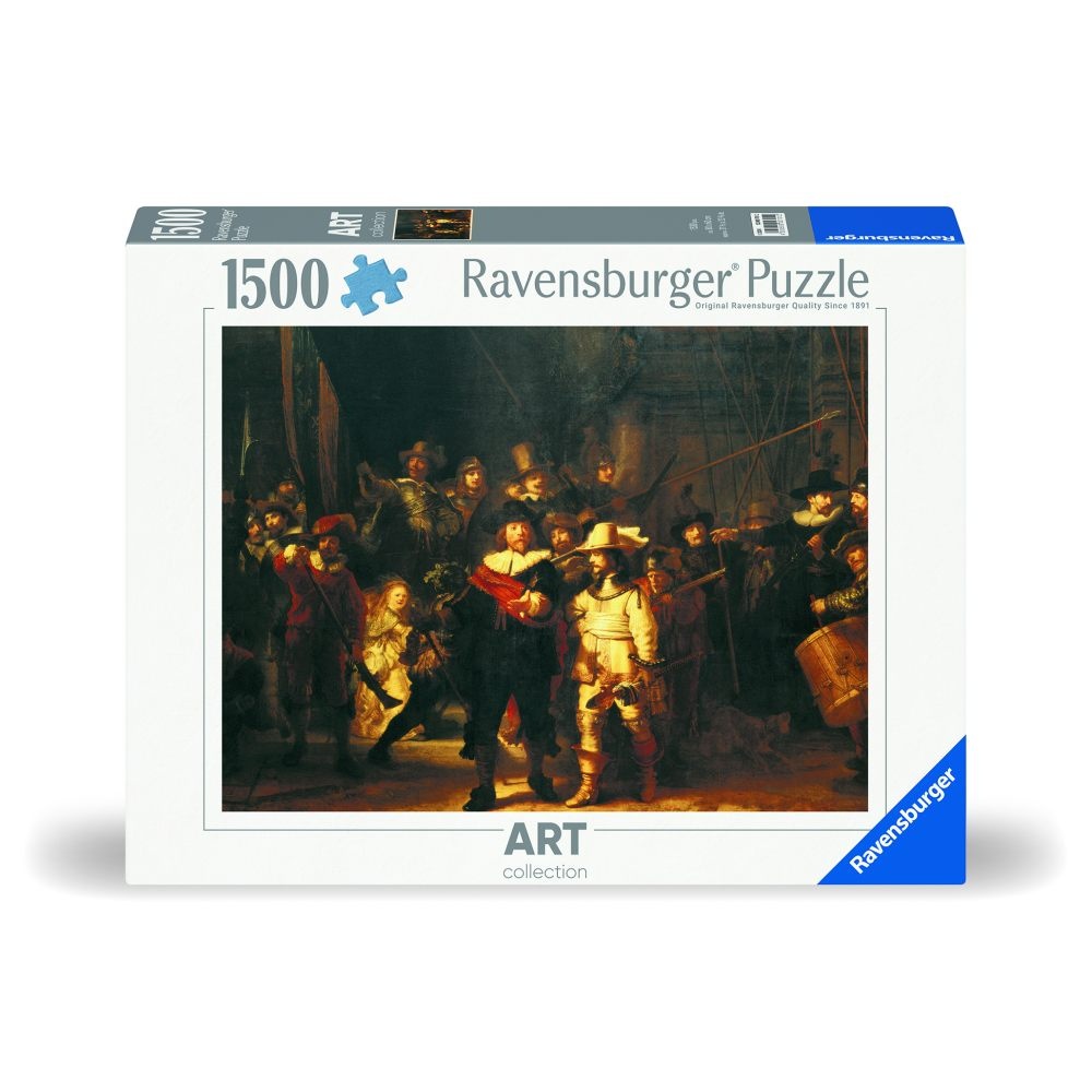 Ravensburger - Puzzle Rembrandt rondul de noapte 1500 piese design nou