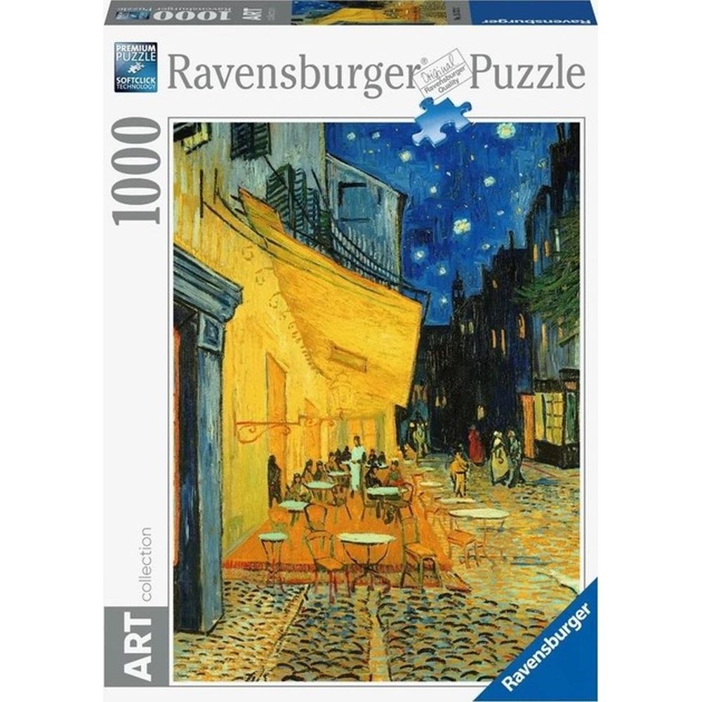 Ravensburger - Puzzle Vincent Van Gogh terasa in noapte 1000 piese design nou