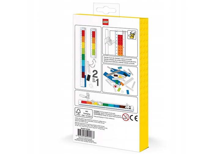 Rigla LEGO construibila cu minifigurina - 2 | YEO