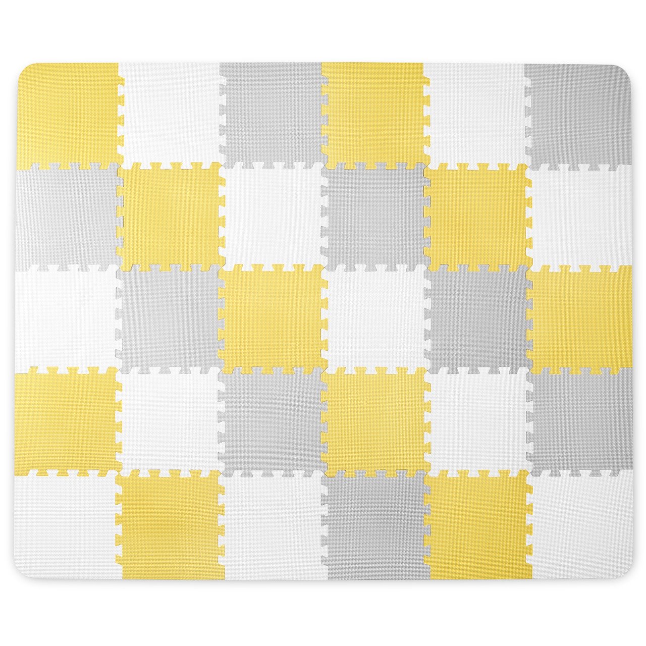 Saltea De Joaca Kinderkraft Luno, Spuma, Yellow - 3 | YEO