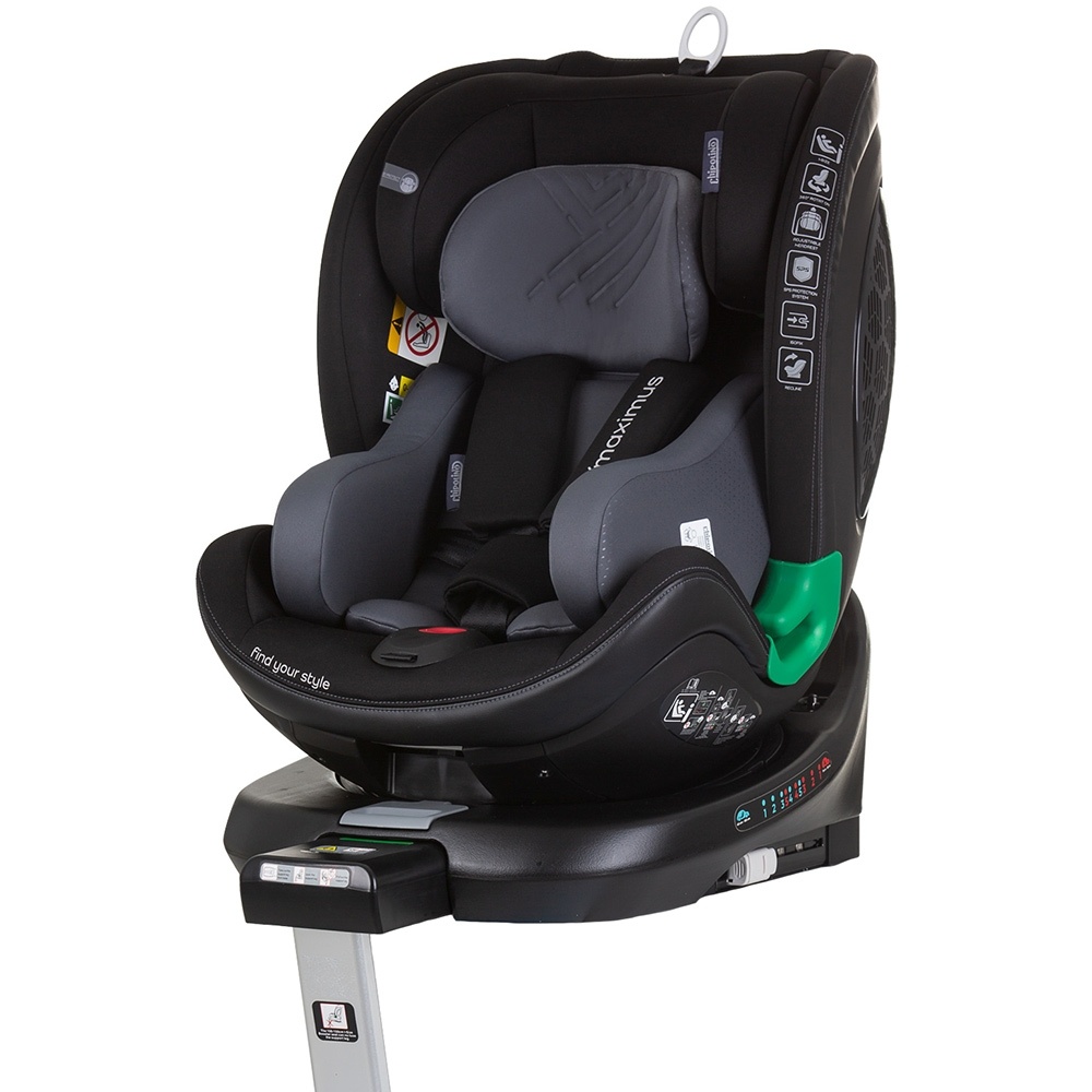 Scaun auto Chipolino Maximus I-Size 40-150 cm obsidian cu sistem Isofix