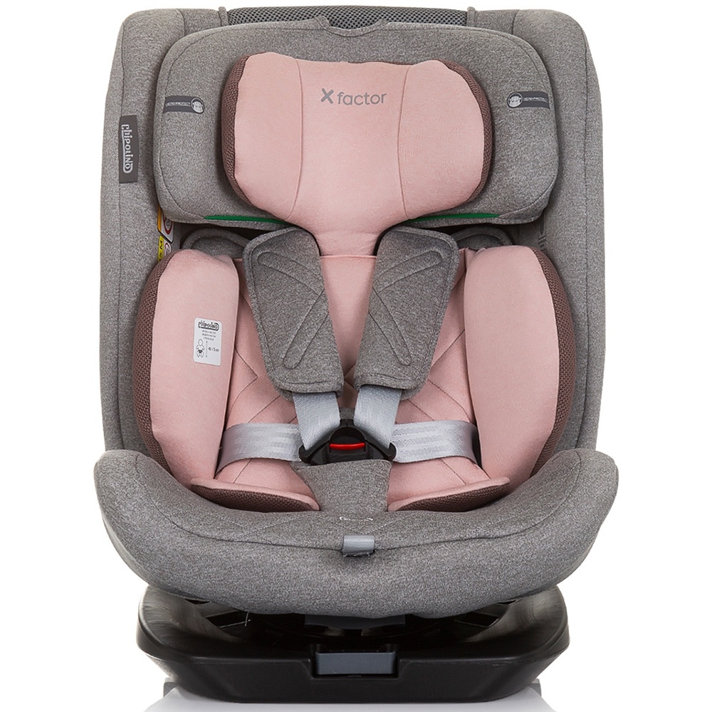 Scaun auto Chipolino X Factor I-Size 40-150 cm flamingo cu sistem Isofix - 1 | YEO