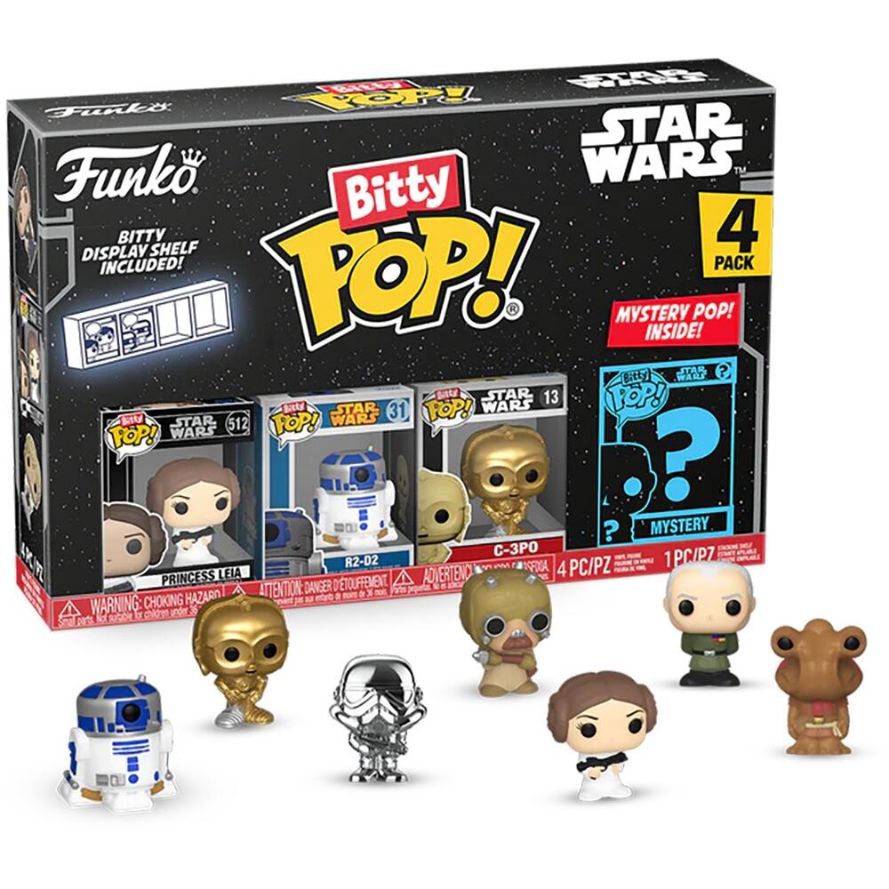 Set 4 mini figurine Funko Bitty POP: Star Wars