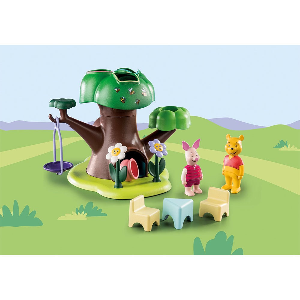 Set de joaca Playmobil - 1.2.3 & Disney: Casa Din Copac A Lui Winnie Si Piglet - 3 | YEO