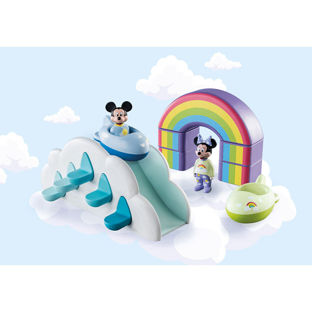 Set de joaca Playmobil - 1.2.3 & Disney: Casa Din Nori A Lui Mickey Si Minnie - 1 | YEO