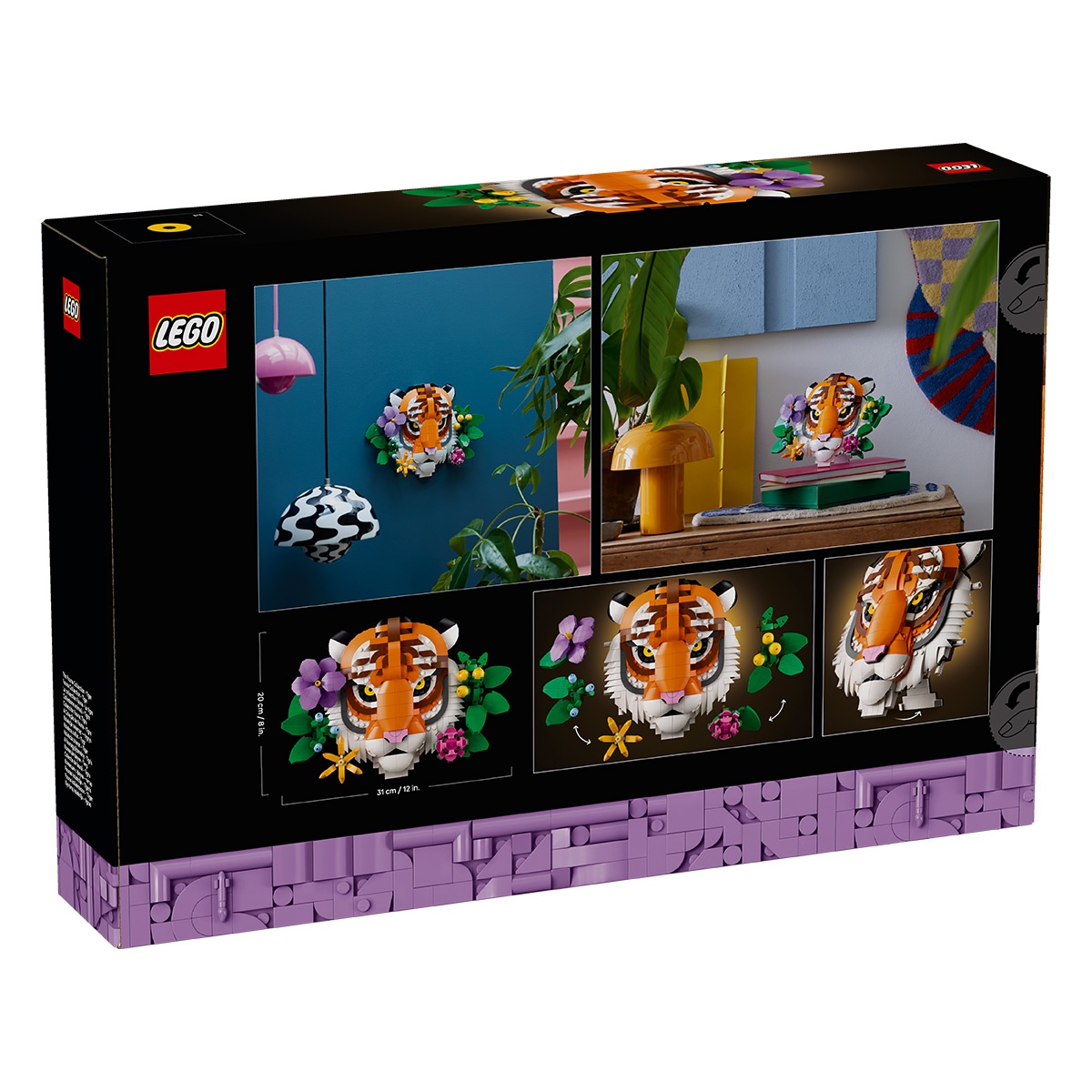 Set LEGO Art - Colectia de fauna – Tigru (31217) - 2 | YEO