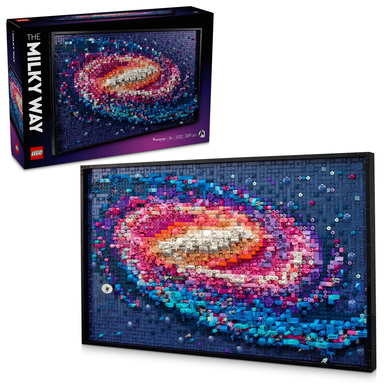 Set LEGO Art - Galaxia Calea Lactee (31212)